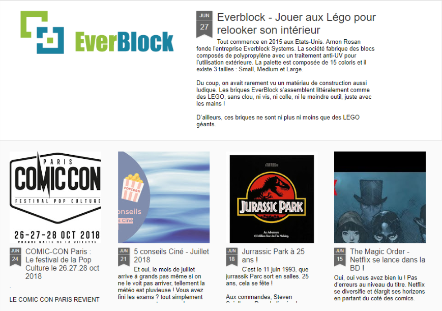 Le blog "Esprit Pop" parle de nous dans un article instructif